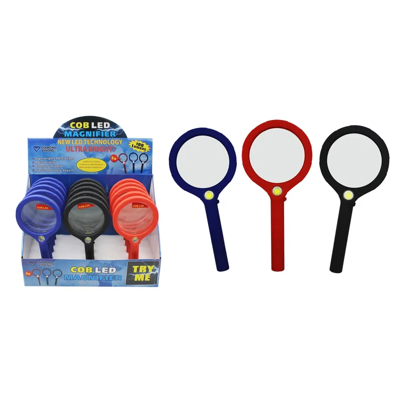 Round 5 Times Cob Led Magnifier 4 In. W