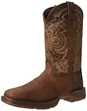 Rebel Men‘s 11-in. Pull-on Western Boots, Size 8.5 D, Brown