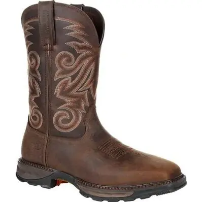 Maverick Xp Steel Toe Waterproof Western Work Boot, Burly Brown, Size 8 Medium