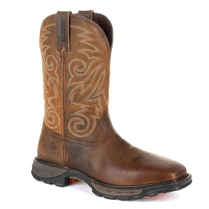 Maverick Xp Steel Toe Waterproof Western Work Boot, Burly Brown, Size 9.5 Medium