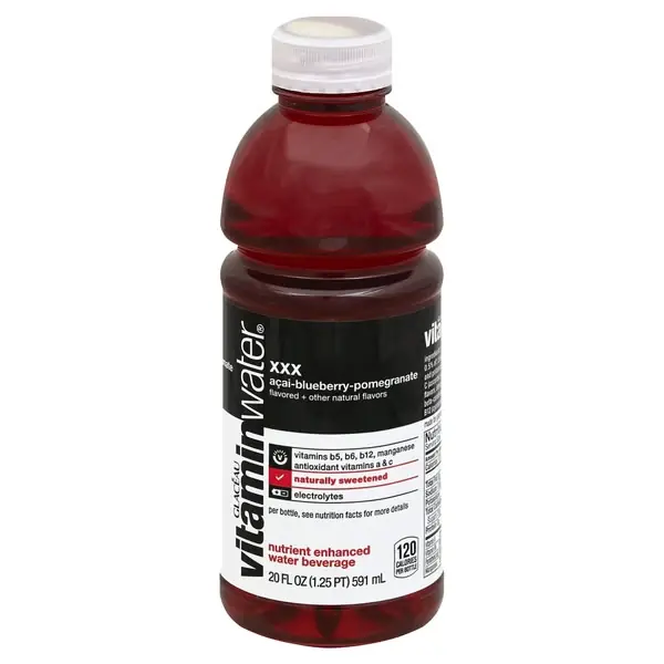 Glaceau Vitaminwater Nutrient Enhanced Beverage Bottle Acai-blueberry-pomegranate - 20.0 Oz.