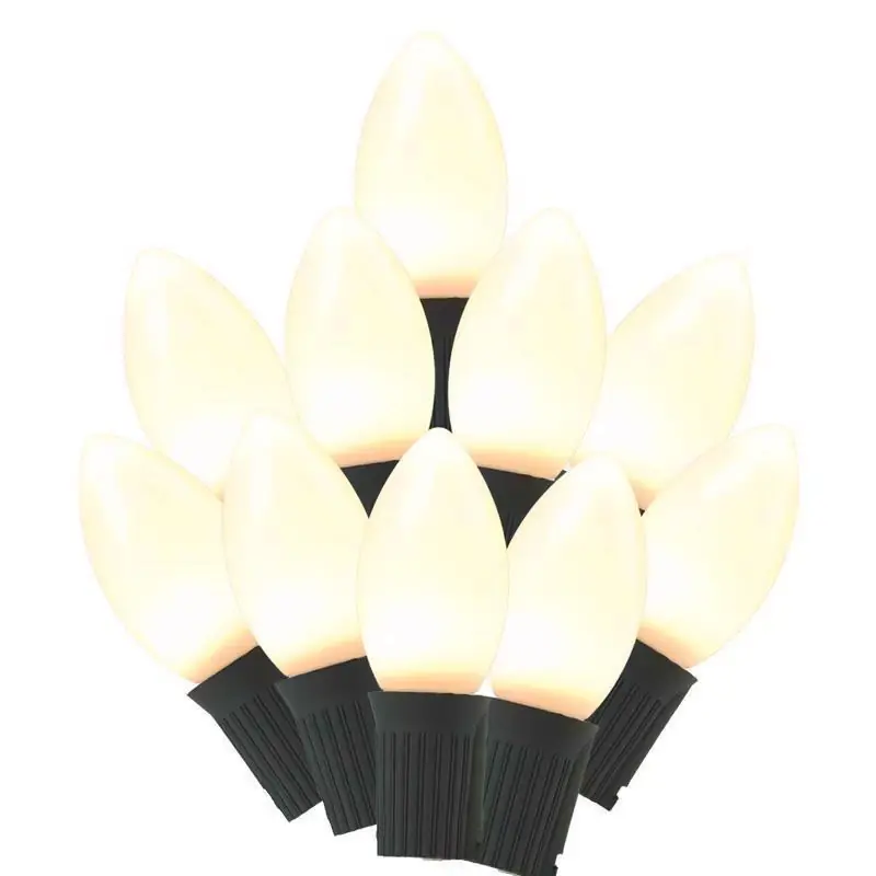 Classic Led C9 White 25 Ct String Christmas Lights 24 Ft.