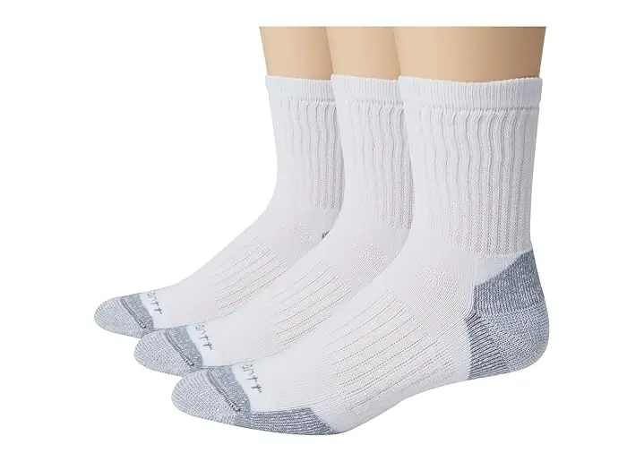 Carhartt Midweight Cotton Blend Crew Socks 3-pack
