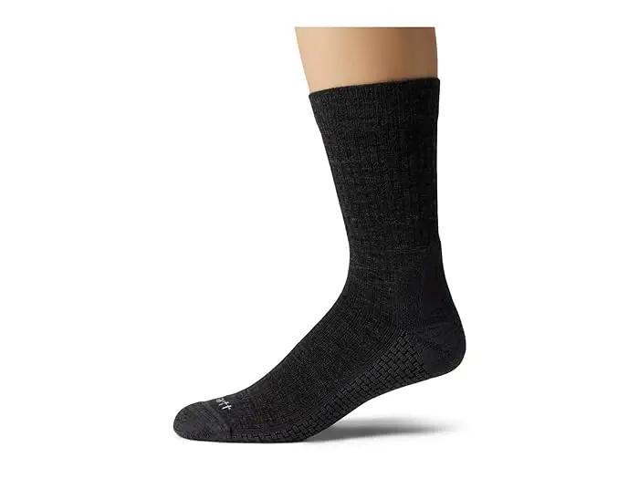 Men‘s Force Grid Midweight Synthetic-merino Wool Blend Crew Socks