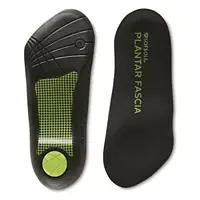 Sof Sole Men‘s Plantar Fascia Insole Orthotic Inserts Size M7-13 Black