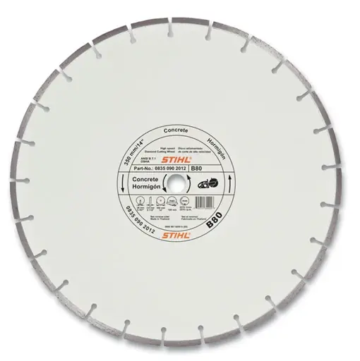 D-b 80 Diamond Wheel For Concrete - Premium Grade, Model 08350908056