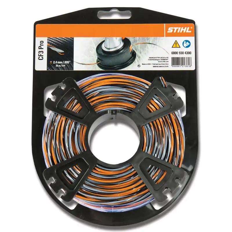 Cf3 Pro .105 In. D X 88 Ft. L Trimmer Line For Durable Cutting