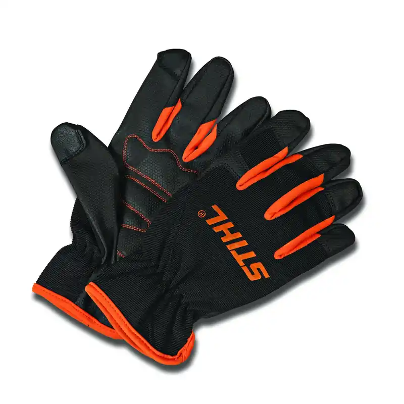General Purpose Gloves Medium Black/orange With Conductive Fingertips