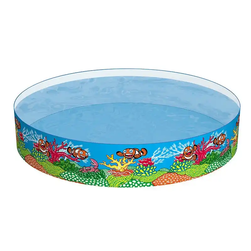 Fill ‘n Fun Pool - 72 Inch X 15 Inch Multicolor Kids Pool