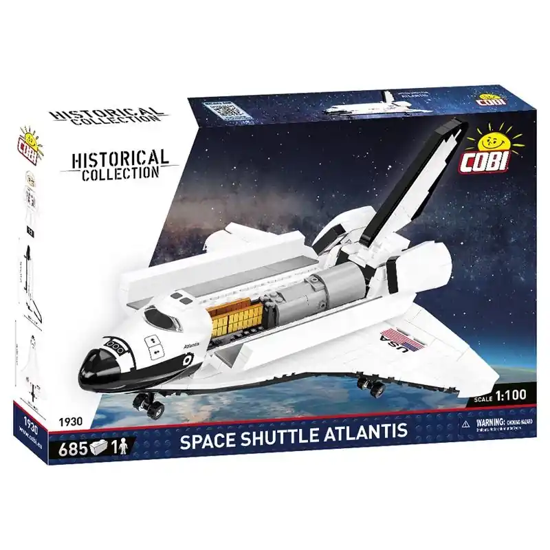 Space Shuttle Atlantis Block Set Black/white 685 Pc
