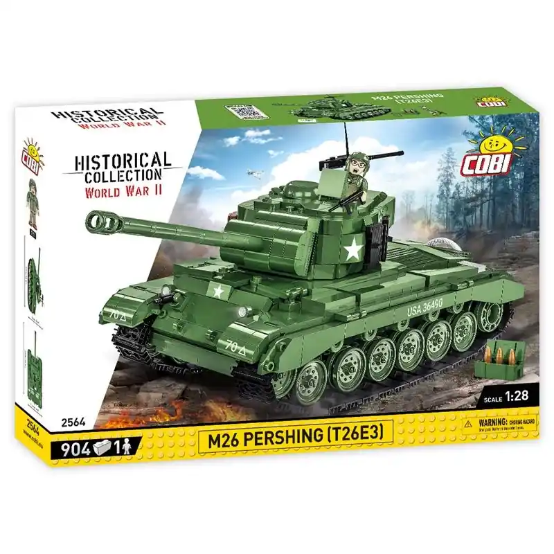 M26 Pershing Tank Block Set Green 904 Pc
