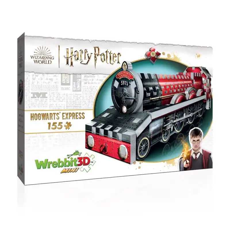 Harry Potter Hogwarts Express Mini 3d Jigsaw Puzzle Multicolored 155 Pc