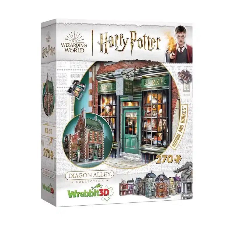 Harry Potter Borgin & Burkes 3d Jigsaw Puzzle Multicolored 270 Pc