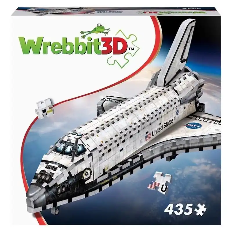 White Space Shuttle Orbiter 3d Puzzle – 435 Piece Model