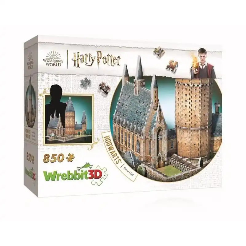 Hogwarts Great Hall 850‑piece Multicolor 3d Puzzle