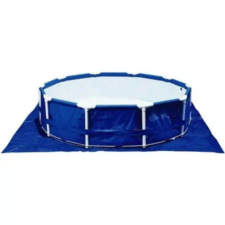 15 Ft. Multi-colored Ground Cloth For Aboveground Swimming Pools