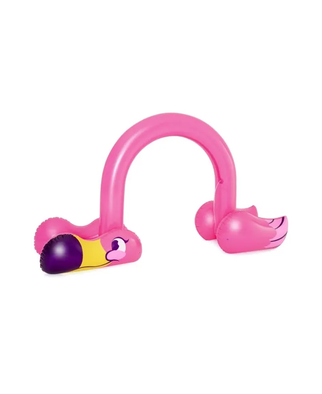 Bestway H2ogo! Jumbo Pink Flamingo Inflatable Outdoor Kids Arch Sprinkler Water Toy