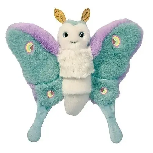 Luna Moth Puppet - Soft Plush Toy For Imaginative Play