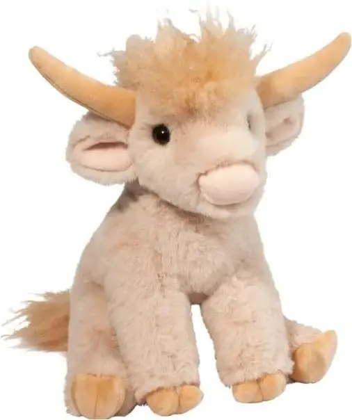 Laddie Cream Highland Cow