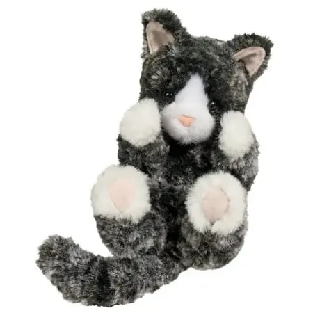 Douglas Cuddle Toys Black And White Kitten Lil‘ Handful 6 Inch Stuffed Animal