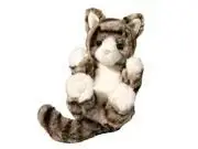 Gray Striped Kitten Lil Handful 6 Inch Stuffed Animal By Douglas Cuddle 4435