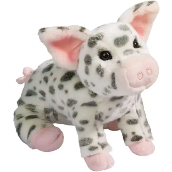 Pauline Spotted Pig Plush Toy 12" By Douglas Cuddle Toys - Adorable And Soft