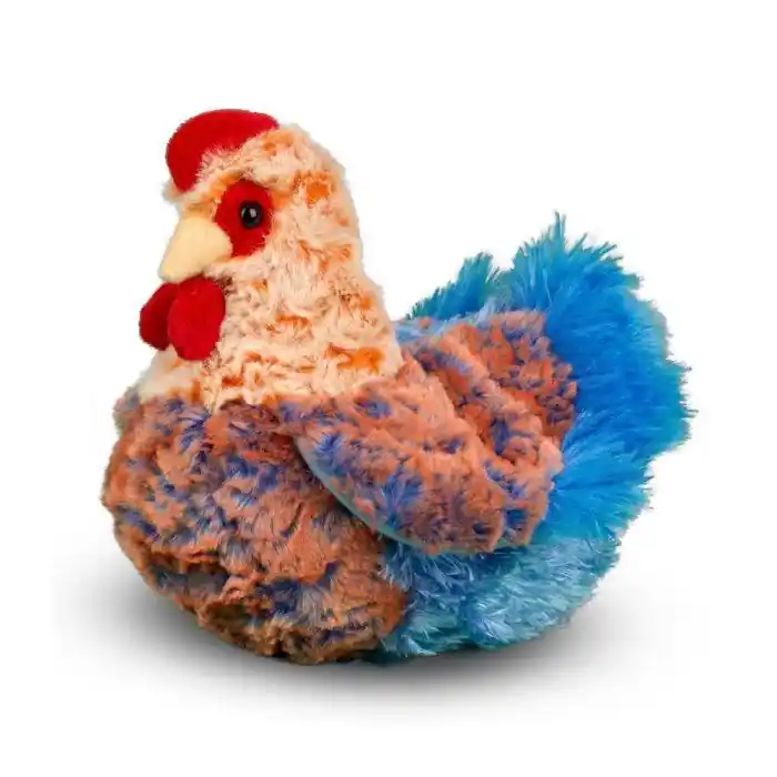 Henrietta Blue Lace Hen 8.5 Inch Plush Stuffed Animal By Douglas Cuddle Toys