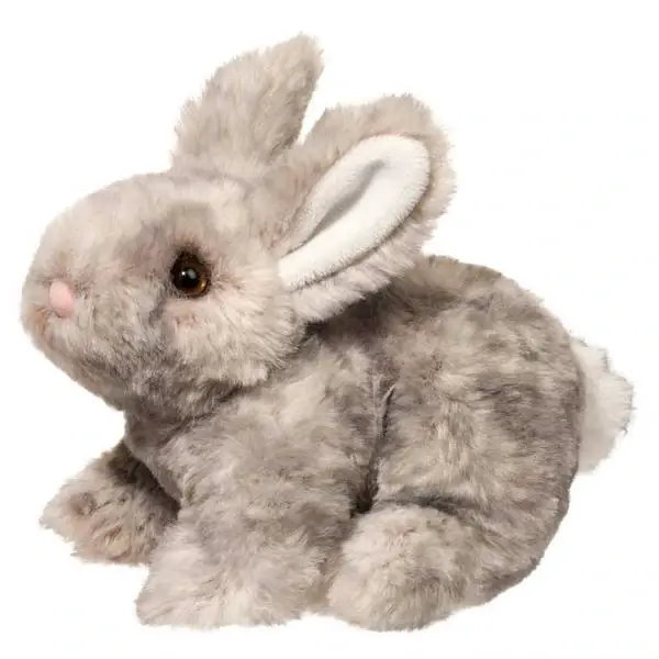 Tyler Bunny 7.5 Inch Stuffed Animal - Gray Plush Toy