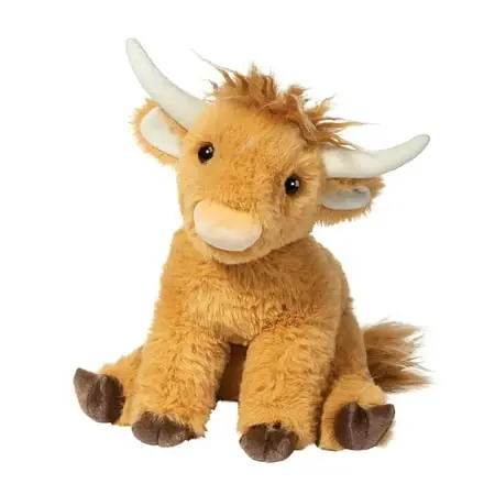 Scottie Highland Cow Softie Plush Stuffed Animal - Adorable And Cuddly Toy