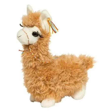 Lil‘ Wolly Llama Cuddle Toy Stuffed Animal, Small, 6 Inch