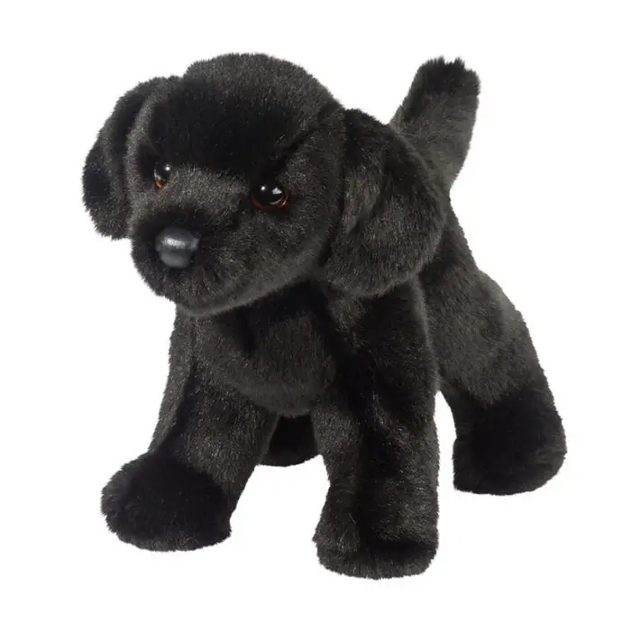 Bear Black Lab Plush Toy 10 Inch