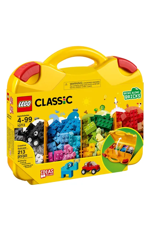 Classic Creative Suitcase Multicolored Building Set 213 Pieces Model 10713