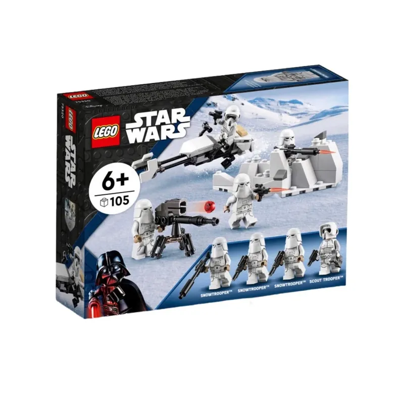 Star Wars 75320 Snow Troopers Plastic Multicolored 105 Pc
