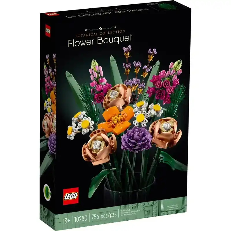 Botanical Collection Icons Building Kit Multicolored 756 Pc