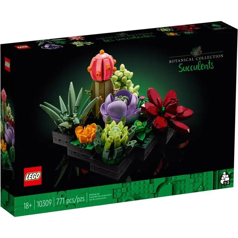 Botanical Collection Icons Building Kit Multicolored 771 Pc