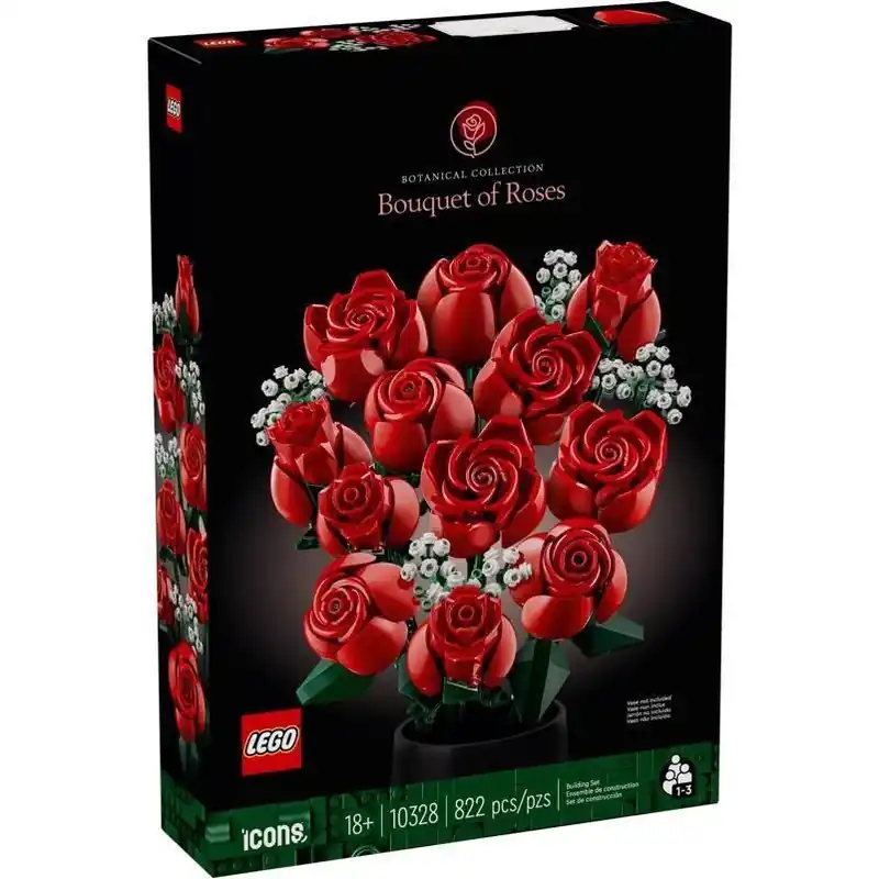 Botanical Collection Icons Dozen Roses Multicolor 822 Pc