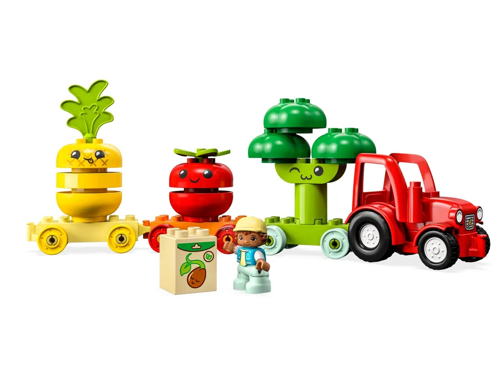Duplo 10982 My First Fruit And Vegetable Tractor Toy For Kids
