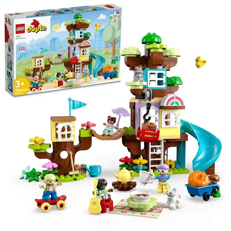 Duplo 3-in-1 Tree House Building Toy 10993 For Creative Play