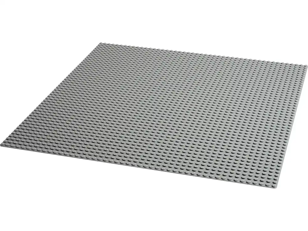 Classic Gray Baseplate 11024 Building Kit - 48x48 Square For Creative Play