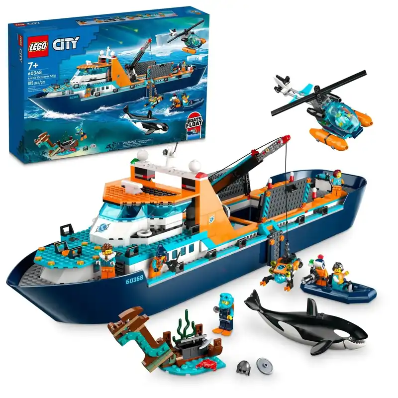 60368 Arctic Explorer Ship - Imaginative Construction Toy For Adventurous Play