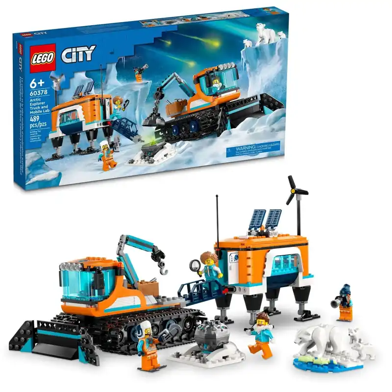 60378 Arctic Explorer Truck & Mobile Laboratory Toy Set