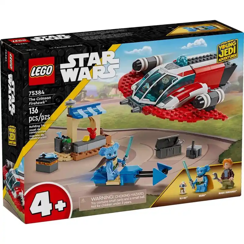 Star Wars Crimson Firehawk Building Kit, Multicolor, Ages 4+