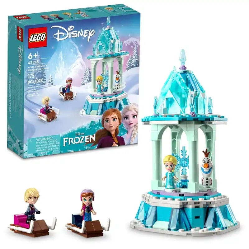 Anna And Elsa‘s Magical Carousel Toy For Kids