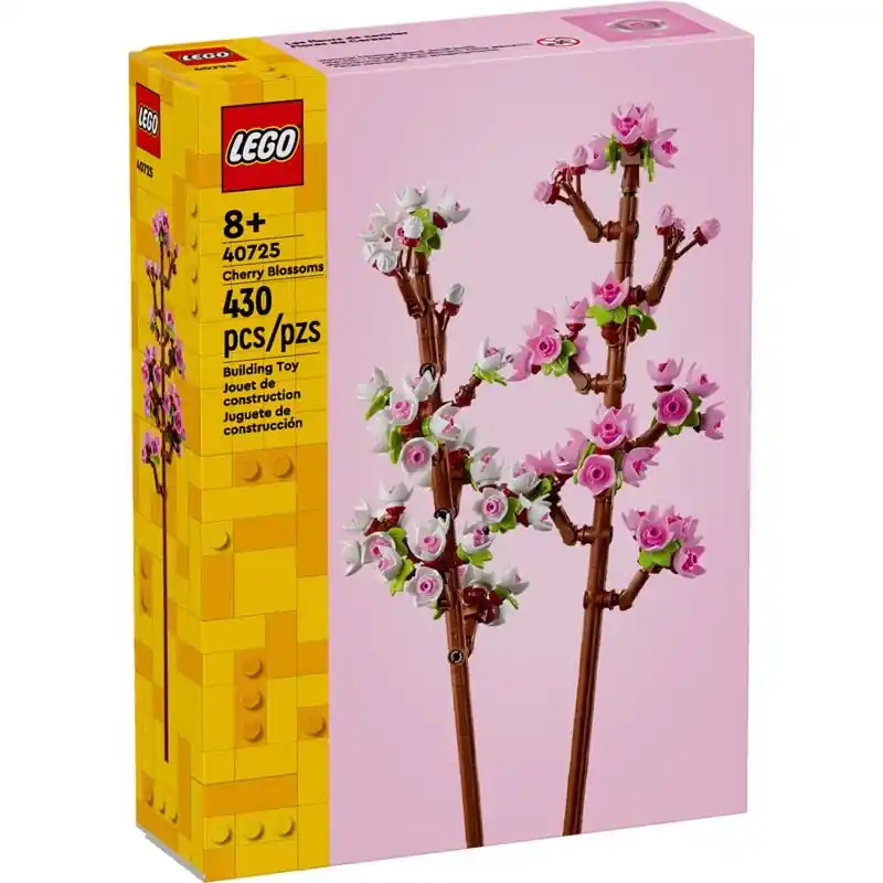 Botanicals Cherry Blossoms Building Set Multicolored 430 Pc