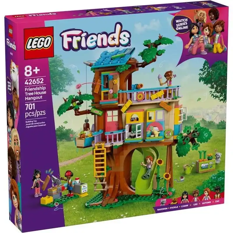 Friends Treehouse Hangout Building Kit – 701‑piece Multicolor Set