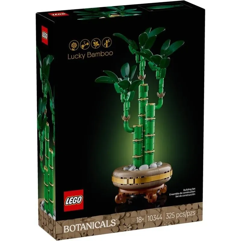 Botanicals Lucky Bamboo 325‑piece Building Set – Multi‑color
