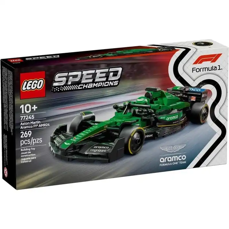 Speed Champions Aston Martin Amr24 F1 Race Car Building Kit – 269‑piece Set