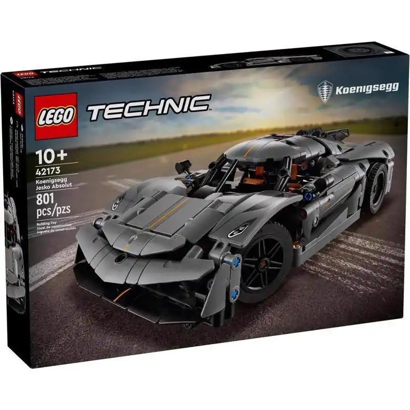 Technic Koenigsegg Jesko Absolut 801‑piece Grey Hypercar Set