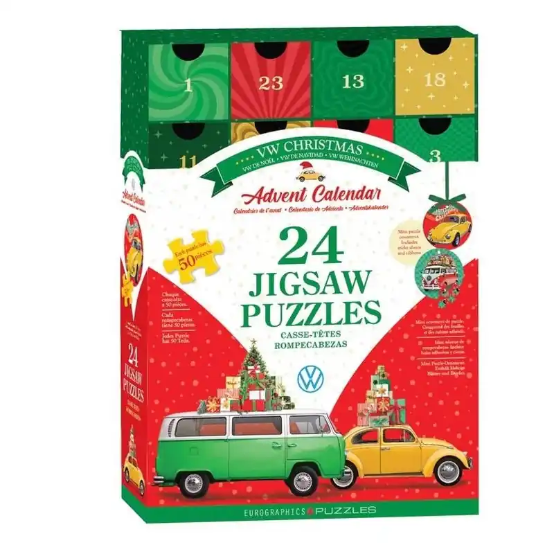 Vw Christmas Advent Calendar Puzzle – 1200 Pieces