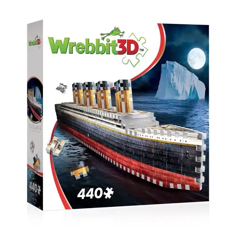 Titanic 3d Jigsaw Puzzle Multicolored 440 Pc